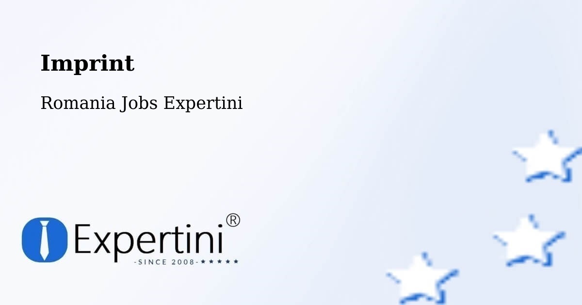 Imprint – Bădeuți - Romania Jobs Expertini